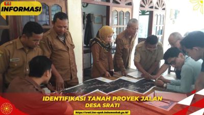 Identifikasi Tanah Desa Srati untuk Program Pelebaran Jalan Raya Karangbolong-Bodo