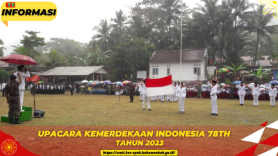 Upacara Hari Ulang Tahun Kemerdekaan Negara Indonesia ke-78 Tahun di Desa Srati